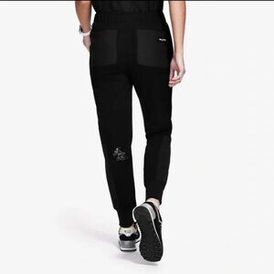 Figs x Disney Black Mickey Mouse Embroidered Joggers